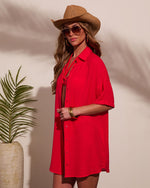Whispered Coast Button Down Top