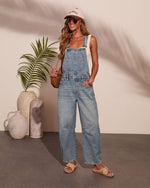 Tavy Barrel Denim Overalls