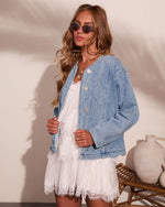 Joley Denim Quilted Jacket