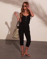 Uptown Summer Linen Blend Jumpsuit