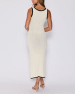 Contour Button Down Knit Midi Dress