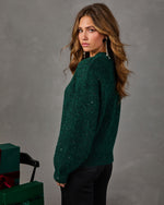 Comfort Darling Knit Sequin Sweater