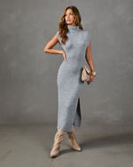 Perrine Knit Turtleneck Midi Dress