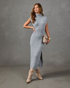 Perrine Knit Turtleneck Midi Dress