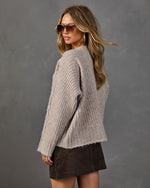 Marcos Ribbed Knit V Neck Sweater
