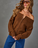 Always Darling Knit Off the Shoulder Sweater