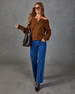 Always Darling Knit Off the Shoulder Sweater