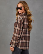 Norina Plaid Button Down Top