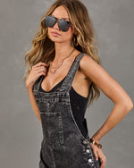 Sunwashed Utility Denim Shortall