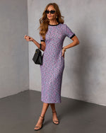 Gentle Glow Bodycon Knit Midi Dress