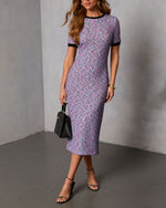 Gentle Glow Bodycon Knit Midi Dress