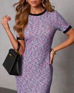 Gentle Glow Bodycon Knit Midi Dress