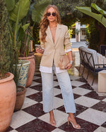 Morning Plans Shirting Trim Blazer