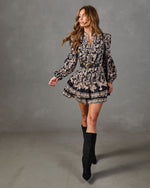 Prairie Petal Floral Mini Dress