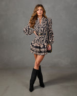 Prairie Petal Floral Mini Dress