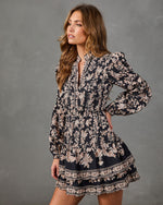 Prairie Petal Floral Mini Dress