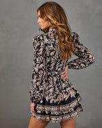 Prairie Petal Floral Mini Dress