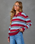 Classic Collection Striped Collared Sweater
