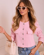 Elva Crop Tweed Jacket