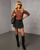 Claudete Cable Knit Sweater