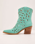 Dusty Ember Laser Cut Western Booties