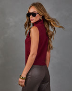 Effortless Charm Knit Sleeveless Turtleneck Sweater