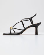 Black % Mylee Strappy Heels-6
