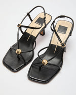 Black % Mylee Strappy Heels-2