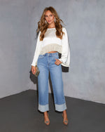 Celestial Romance Satin Fringe Top