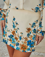 Talaeh Printed Mini Skirt