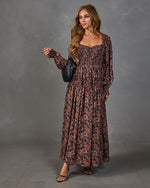 Sunflower Story Floral Maxi Dress
