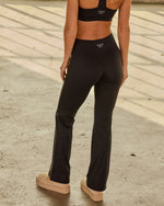 True Motion Crossover Waist Flared Leggings