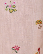 Bloom Break Embroidered Floral Tie Front Top