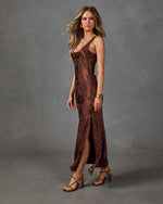 Chestnut Echo Floral Maxi Dress