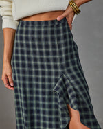 Harvest Social Plaid Maxi Skirt