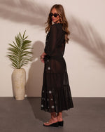 Coastal Heiress Embroidered Cover Up Kimono