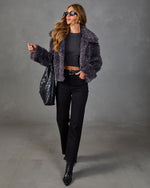 Call Me Darling Shaggy Faux Fur Jacket