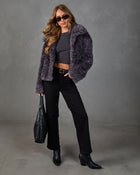 Call Me Darling Shaggy Faux Fur Jacket