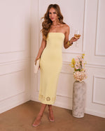 Daisy Mood Floral Cut Out Midi Dress