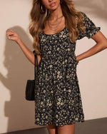 Blooming Romance Floral Mini Dress