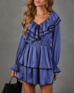 Sunday Darling Striped Ruffle Mini Dress