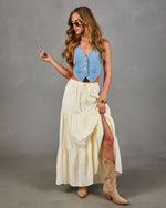 Bonfire Belle Tiered Maxi Skirt
