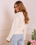 Bloom Garden Floral Knit Sweater