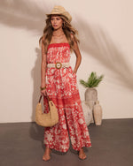 Island Frequency Floral Print Jumpsuit