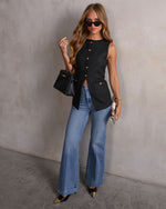 Baxley Tweed Vest Top