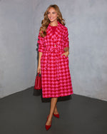 Gemmah Tweed Houndstooth Coat