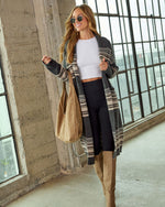 Nuvora Contrast Striped Cardigan