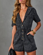 Favorite Feeling Denim Romper