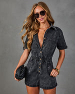 Favorite Feeling Denim Romper