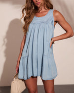 Coastal Romance Chambray Romper